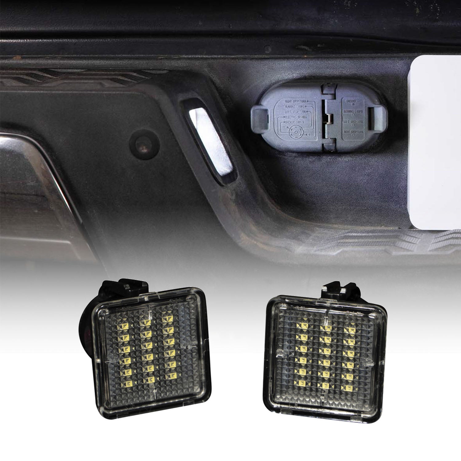 2014-2023 Toyota Tacoma/Tundra LED License Plate Lights (pair) - Apollo Off-Road