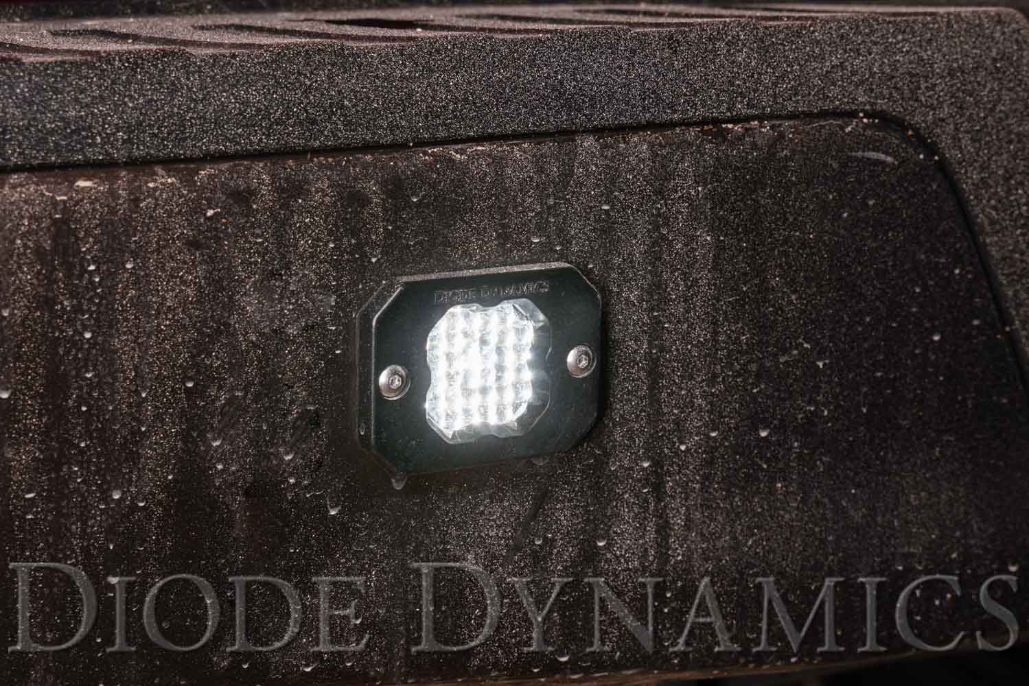 Diode Dynamics SSC1 LED Pod Sport White Flood Flush ABL (pair)
