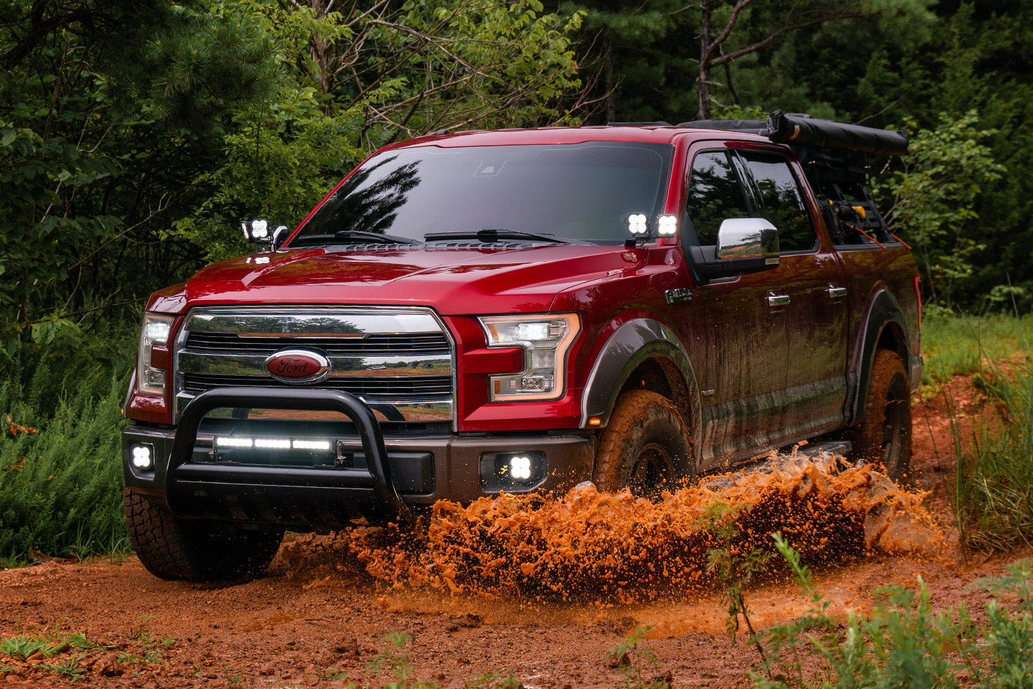 Diode Dynamics SS3 LED Ditch Light Kit for 2015-2020 Ford F-150/Raptor Pro Yellow Combo