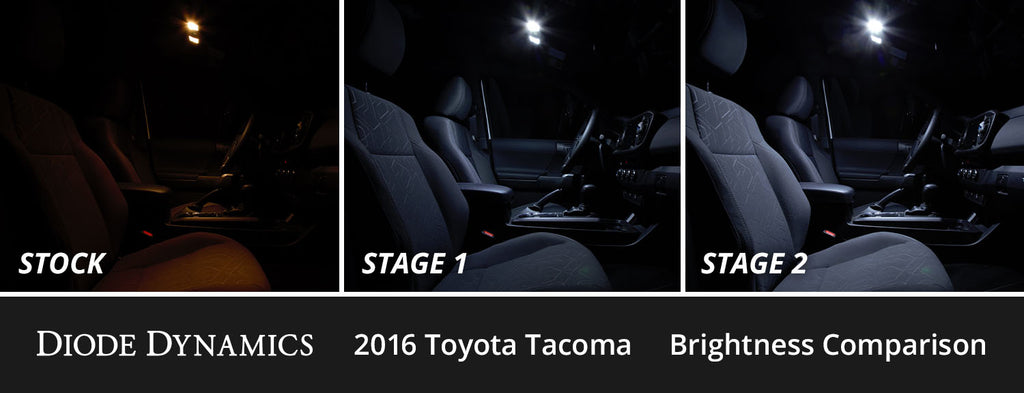 Diode Dynamics Interior LED Kit for 2016-2023 Toyota Tacoma Cool White Stage 2