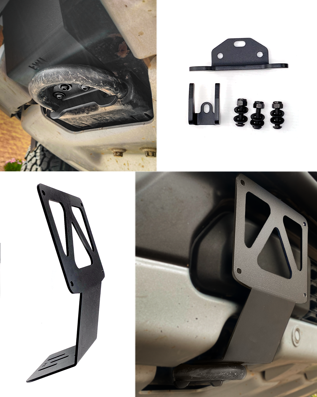 Foutz Motorsports Front Tow Hook License Plate Mount 2017-2023 Ford F-150 Raptor 2023 Ford F-150 Raptor R