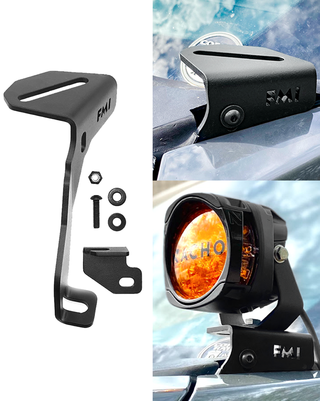 Foutz Motorsports Front A-Pillar Light Mount Kit 2017-2020 Ford F-150 Raptor