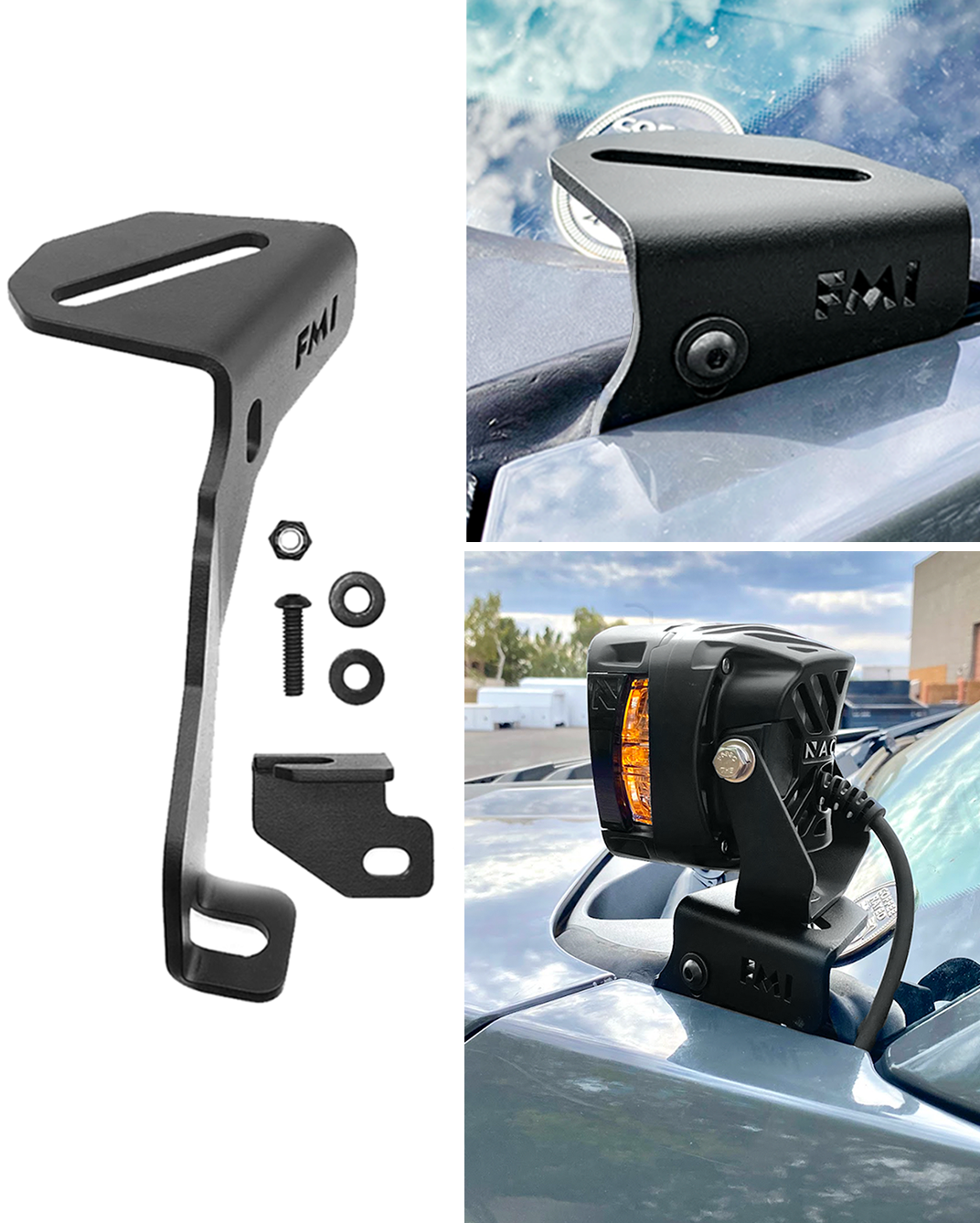 Foutz Motorsports Front A-Pillar Light Mount Kit 2017-2020 Ford F-150 Raptor