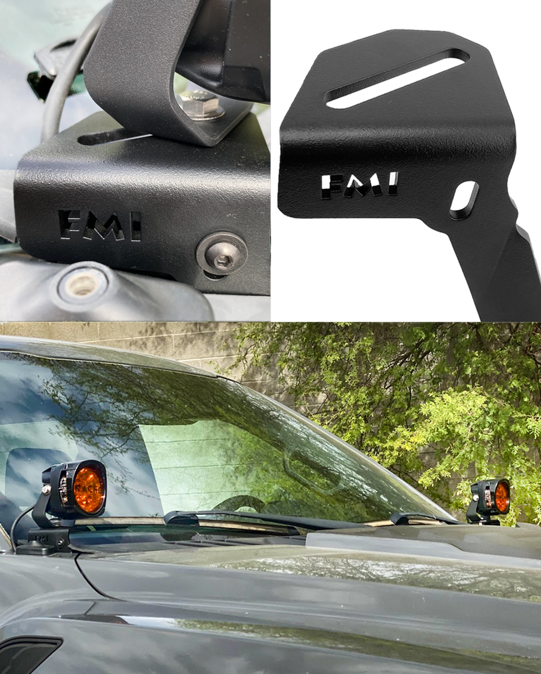 Foutz Motorsports Front A-Pillar Light Mount Kit 2017-2020 Ford F-150 Raptor