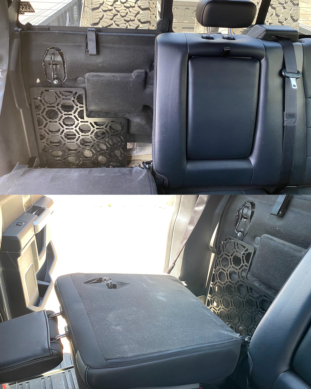 Foutz Motorsports Behind Rear Seat Panel Kit by Adapt-A-Panel 2017-2020 Ford F-150 Raptor