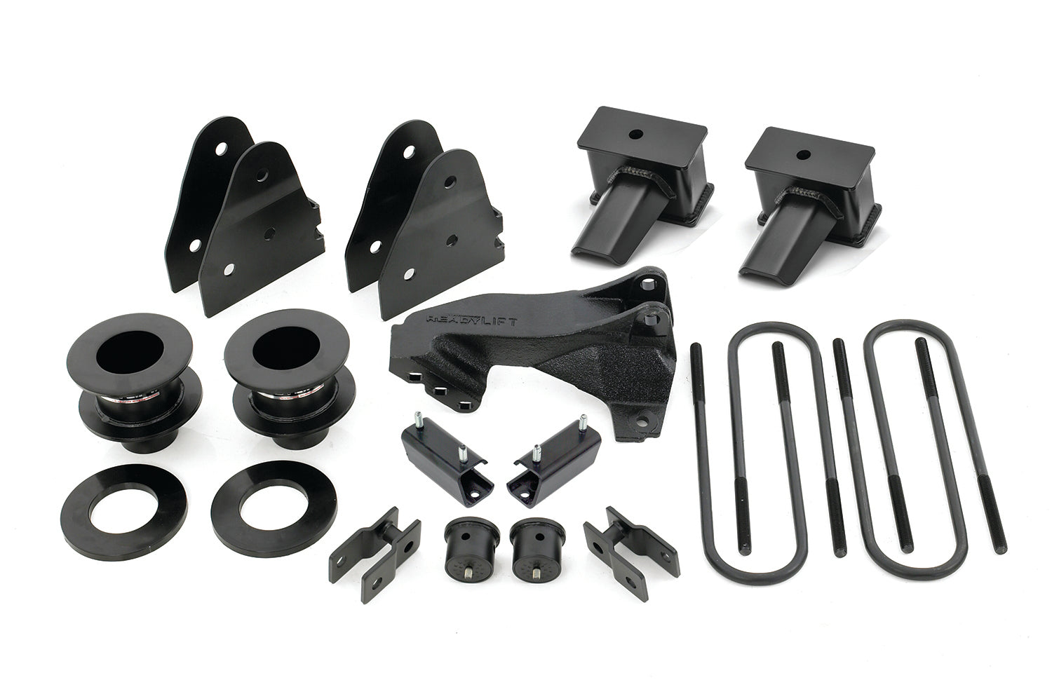 2017-2018 Ford F350/F450 DRW 3.5'' SST Lift Kit 4'' Flat Blocks 2 Piece Drive Shaft - Apollo Off-Road