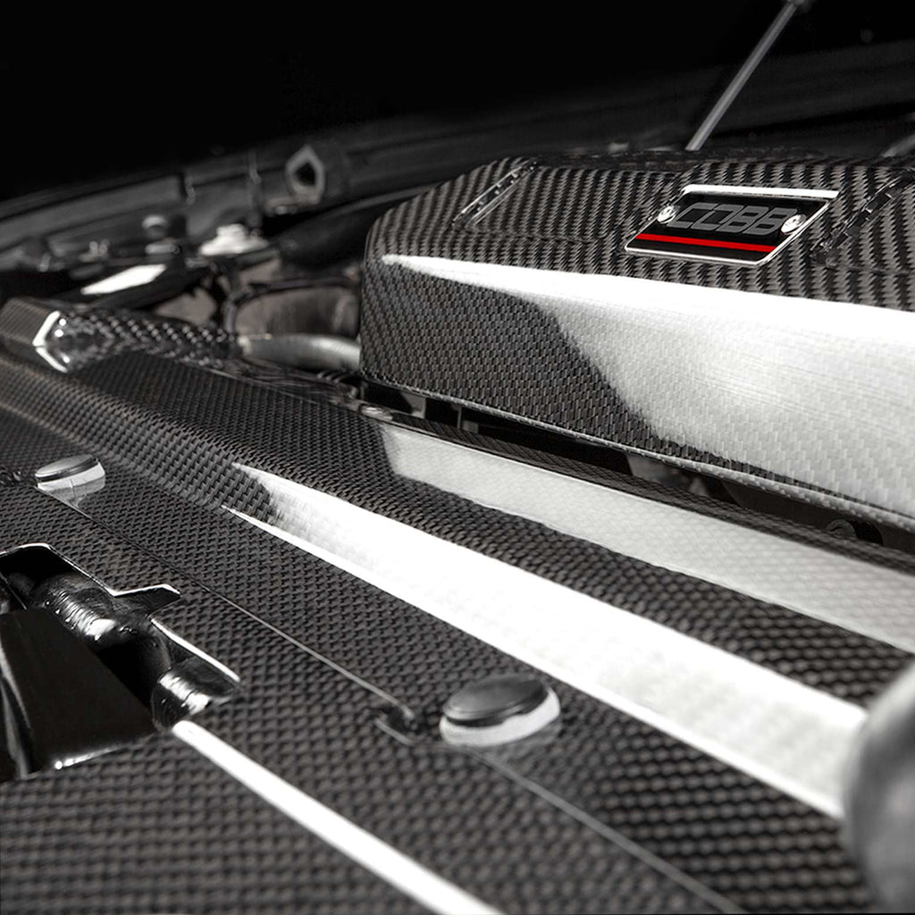 2017-2020 Ford F-150 Ecoboost Raptor Redline Carbon Fiber Radiator Shroud - Apollo Off-Road