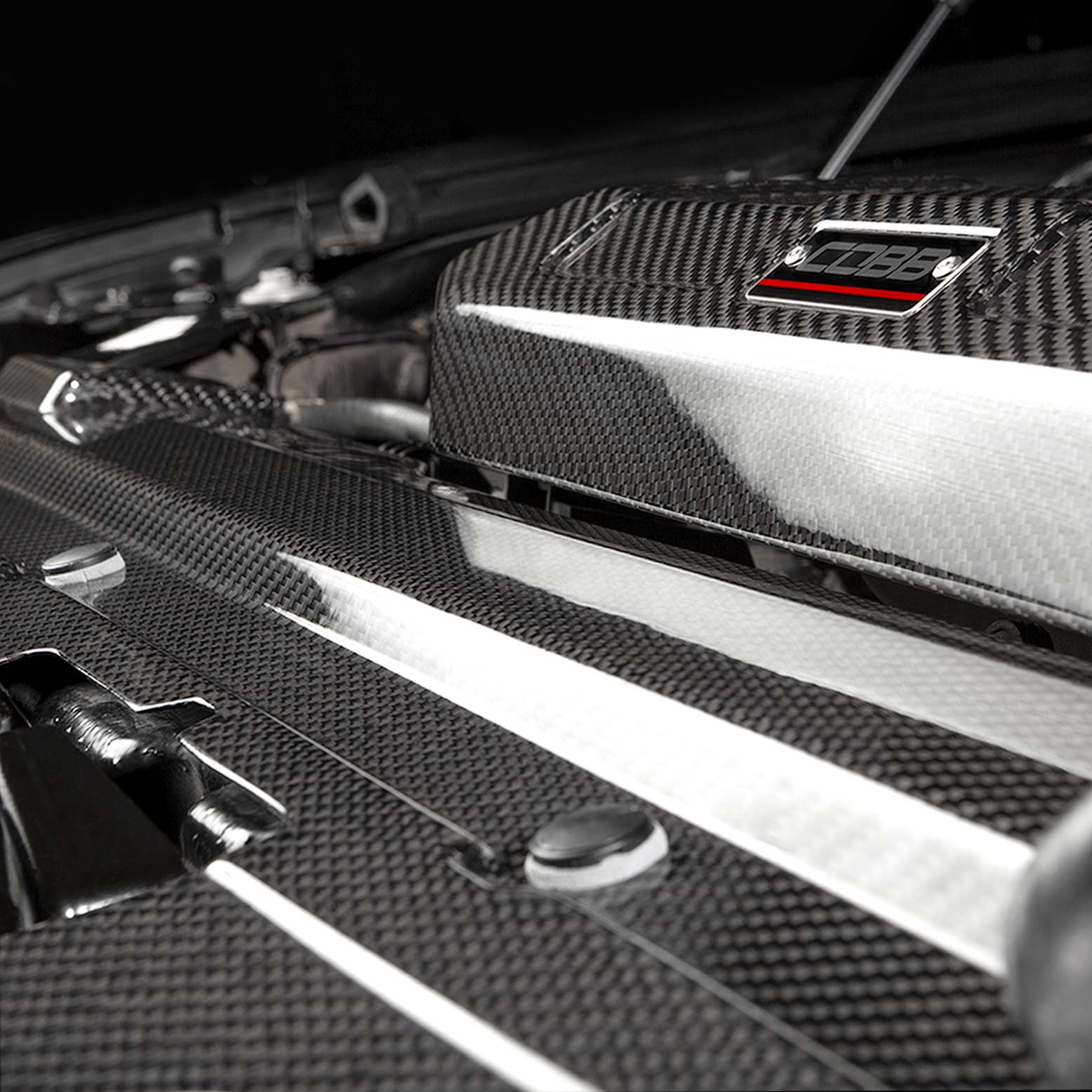 2017-2020 Ford F-150 Ecoboost Raptor Redline Carbon Fiber Radiator Shroud - Apollo Off-Road
