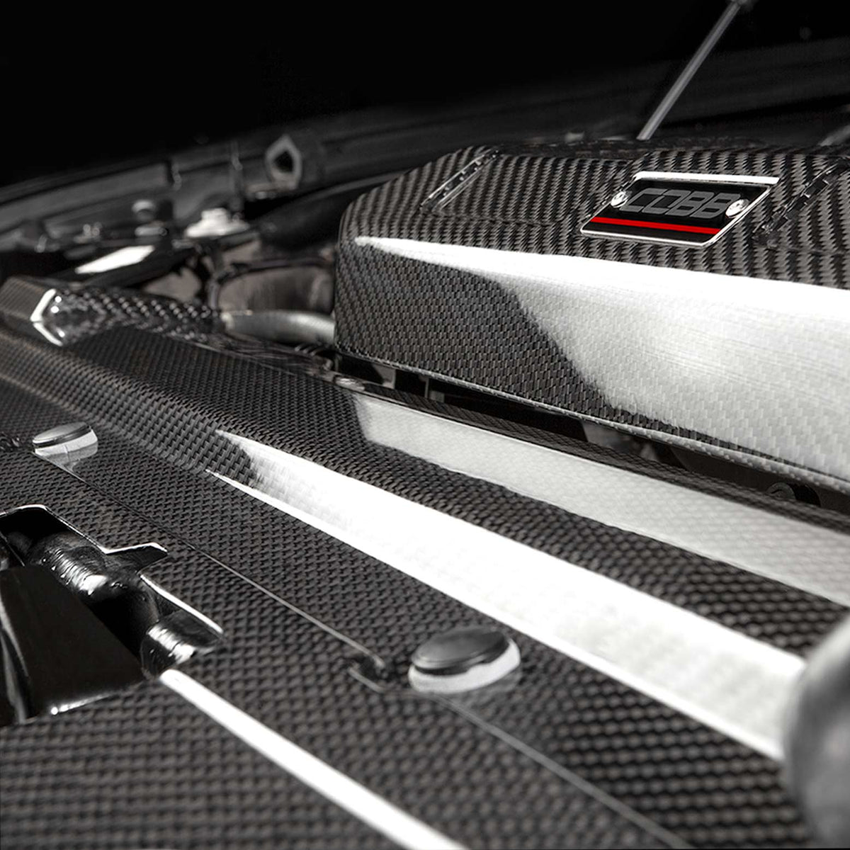 2017-2020 Ford F-150 Ecoboost Raptor Redline Carbon Fiber Radiator Shroud - Apollo Off-Road