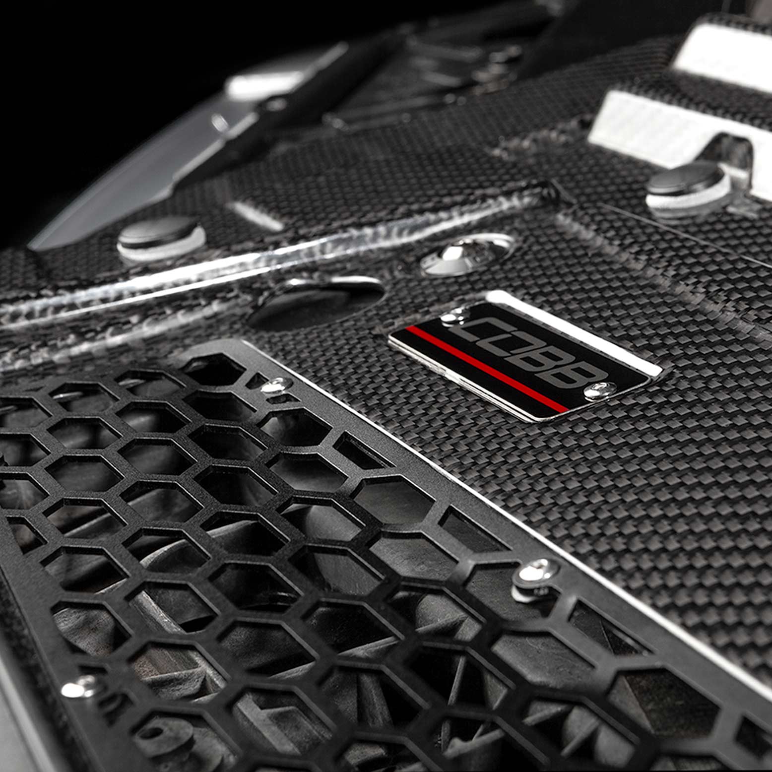 2017-2020 Ford F-150 Ecoboost Raptor Redline Carbon Fiber Radiator Shroud - Apollo Off-Road