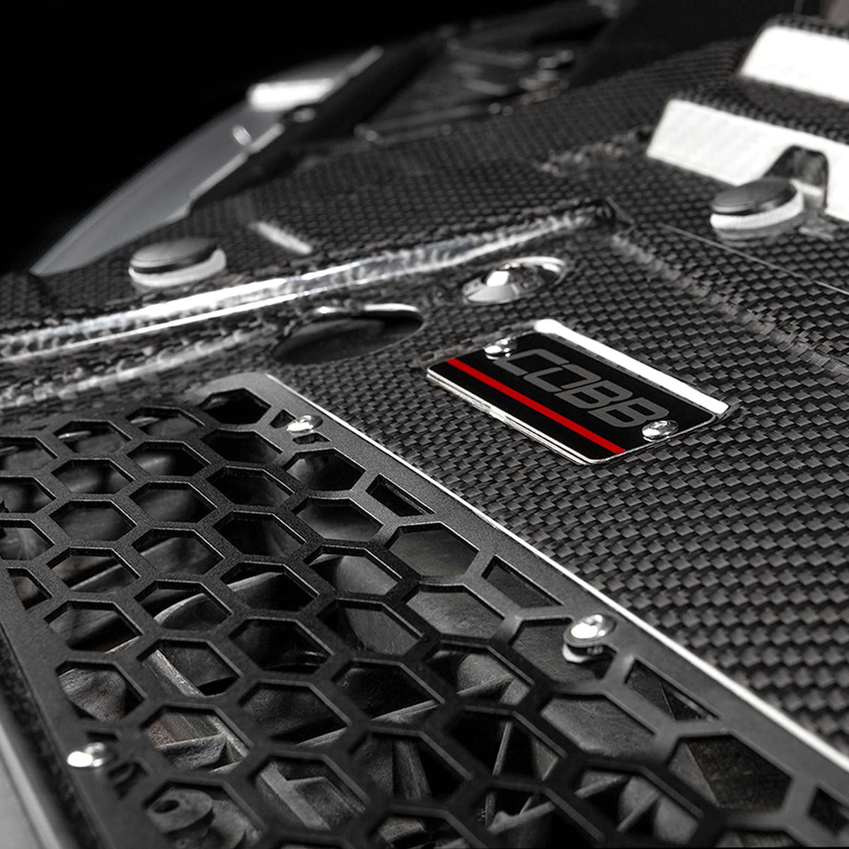 2017-2020 Ford F-150 Ecoboost Raptor Redline Carbon Fiber Radiator Shroud - Apollo Off-Road