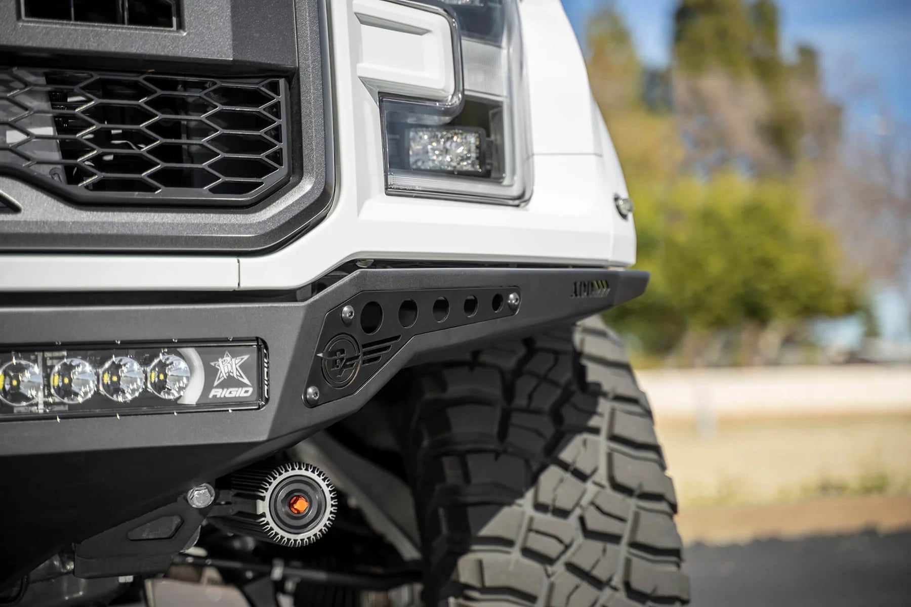 2017 - 2020 Ford F-150 Raptor Rock Fighter Frame Cut Front Bumper - Apollo Off-Road