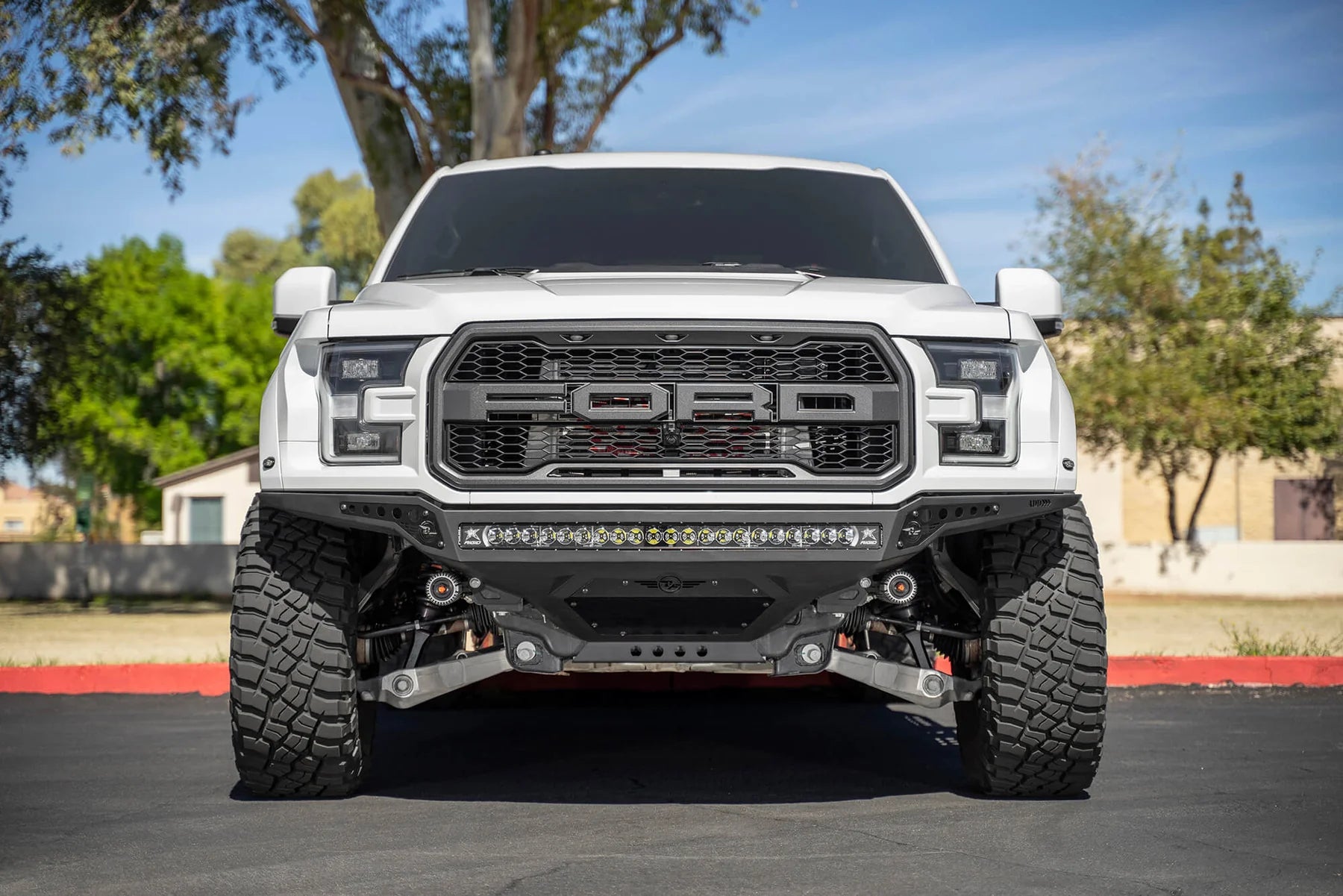 2017 - 2020 Ford F-150 Raptor Rock Fighter Frame Cut Front Bumper - Apollo Off-Road