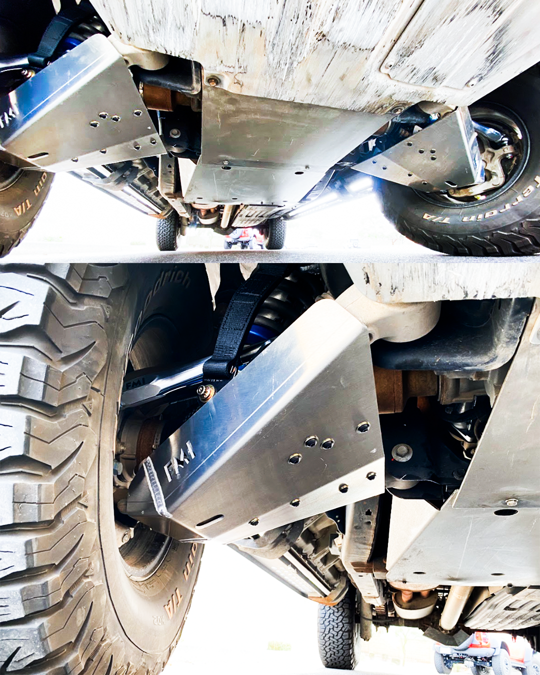 Foutz Motorsports Front Lower A-Arm Skid Plate Kit for Stock Arm 2017-2020 Ford F-150 Raptor