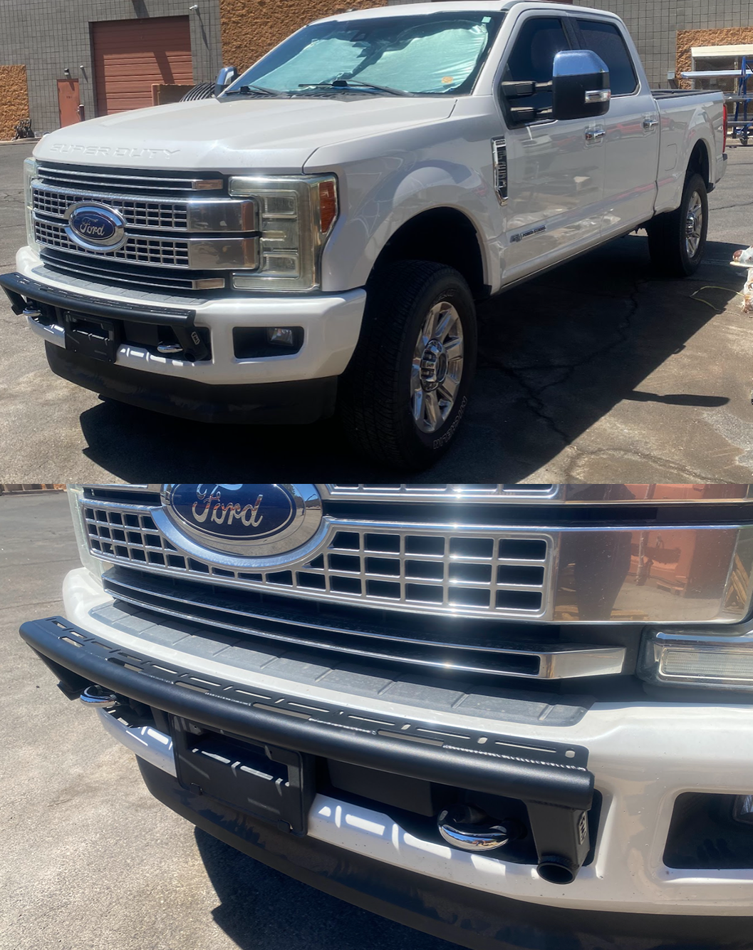 Foutz Motorsports Front Light Mount Kit (Stock Bumper) 2017-2026 Ford F-250 Super Duty