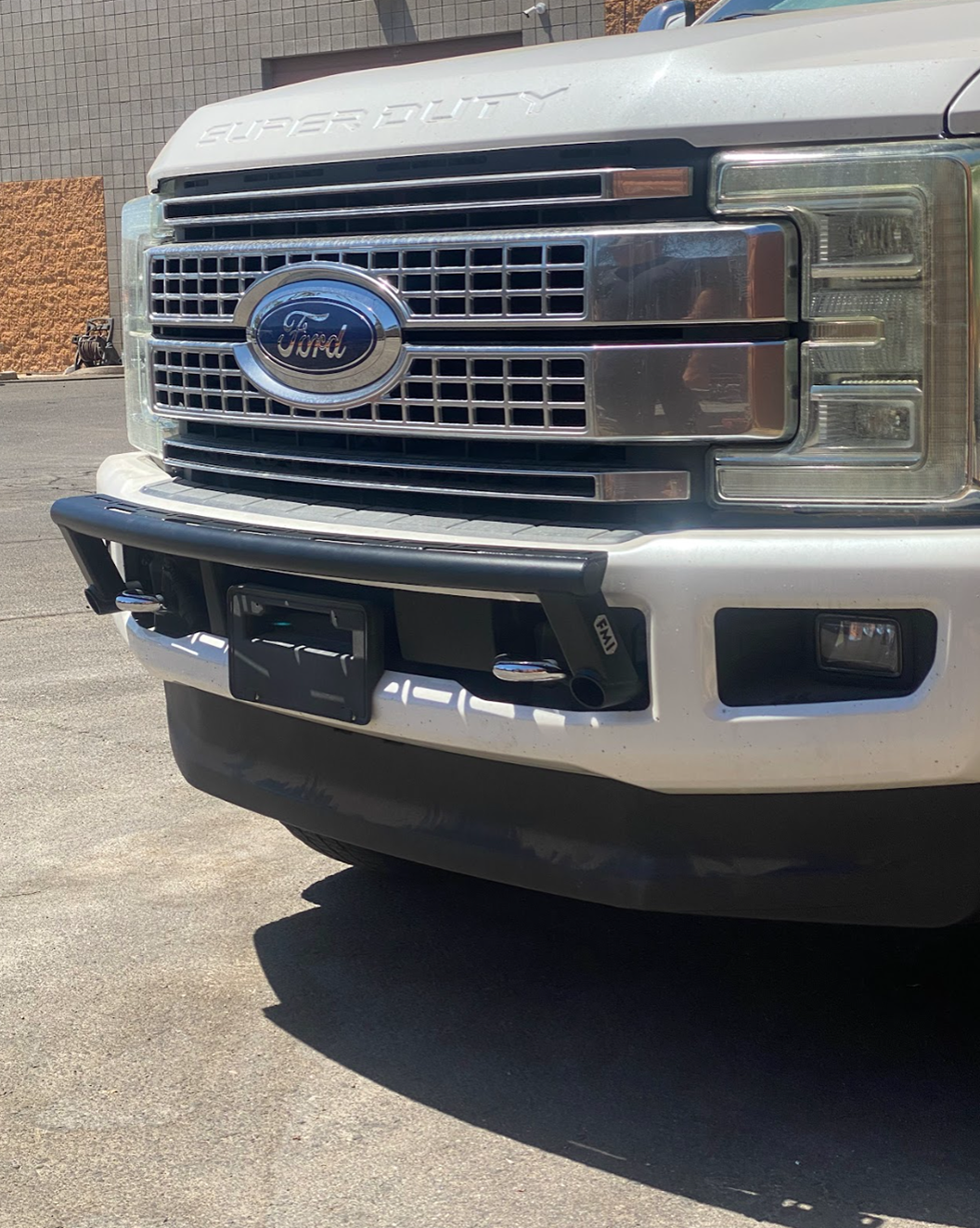Foutz Motorsports Front Light Mount Kit (Stock Bumper) 2017-2026 Ford F-250 Super Duty