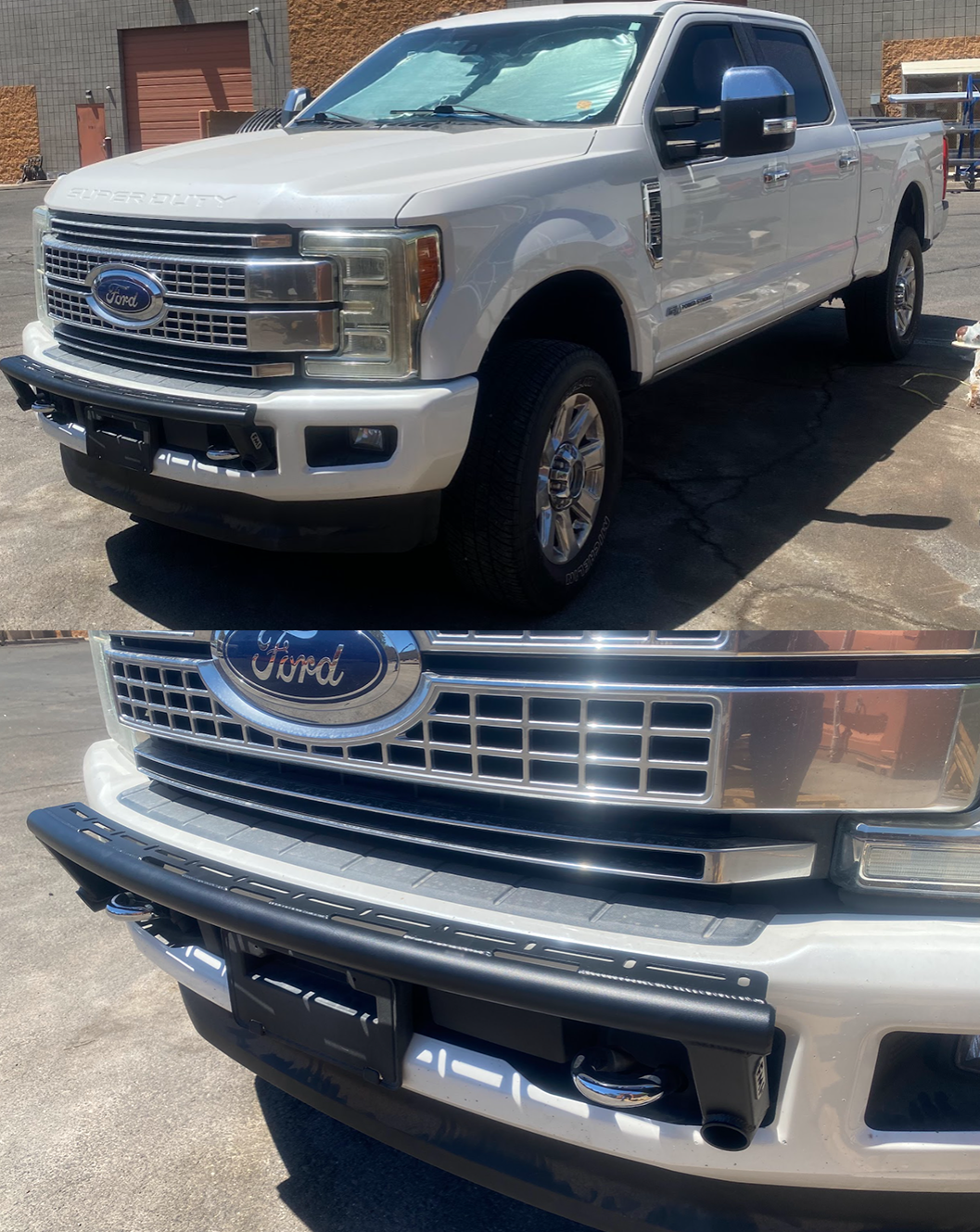 Foutz Motorsports Front Light Mount Kit (Stock Bumper) 2017-2026 Ford F-250 Super Duty