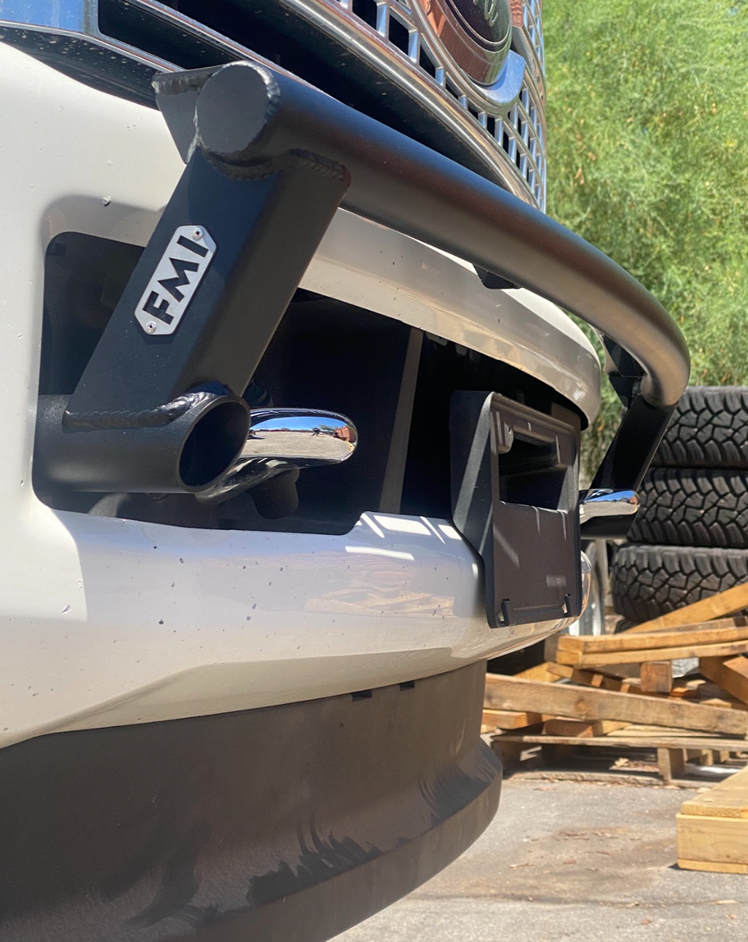 Foutz Motorsports Front Light Mount Kit (Stock Bumper) 2017-2026 Ford F-250 Super Duty