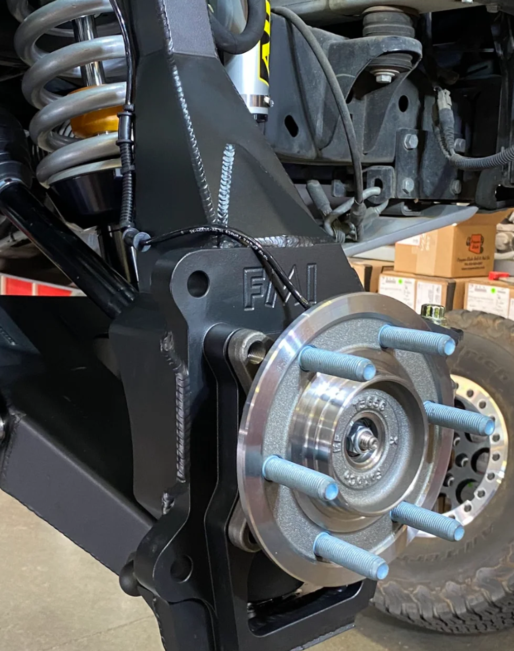 Foutz Motorsports Fabricated Front Spindle kit 2017-2020 Ford F-150 Raptor