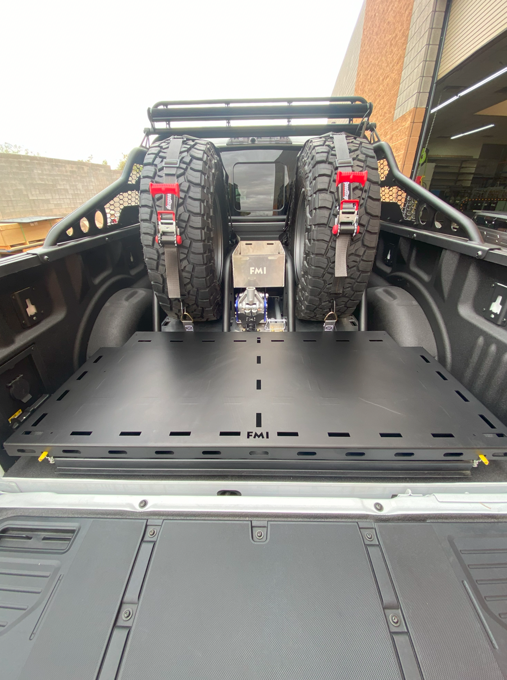 Foutz Motorsports Modular Bed Organizer with Slide Out Cargo Tray 2017-2024 Ford F-150 Raptor 2023-2024 Ford F-150 Raptor R