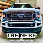 2017-2024 Ford Super Duty Front Bar - "The Nerf" Series Featuring A Smooth Bar with No Light Tabs - Apollo Off-Road