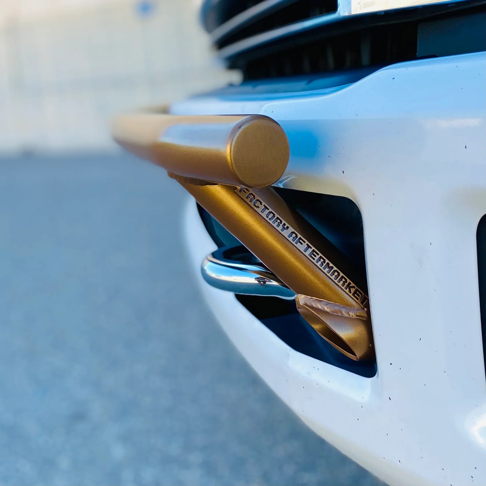 2017-2024 Ford Super Duty Front Bar - "The Nerf" Series Featuring A Smooth Bar with No Light Tabs - Apollo Off-Road