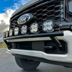2017 - 2024 Ford Super Duty Light Mount - "The Linkable" Series featuring the Baja Designs XL Linkable (7 Lights) - Apollo Off-Road