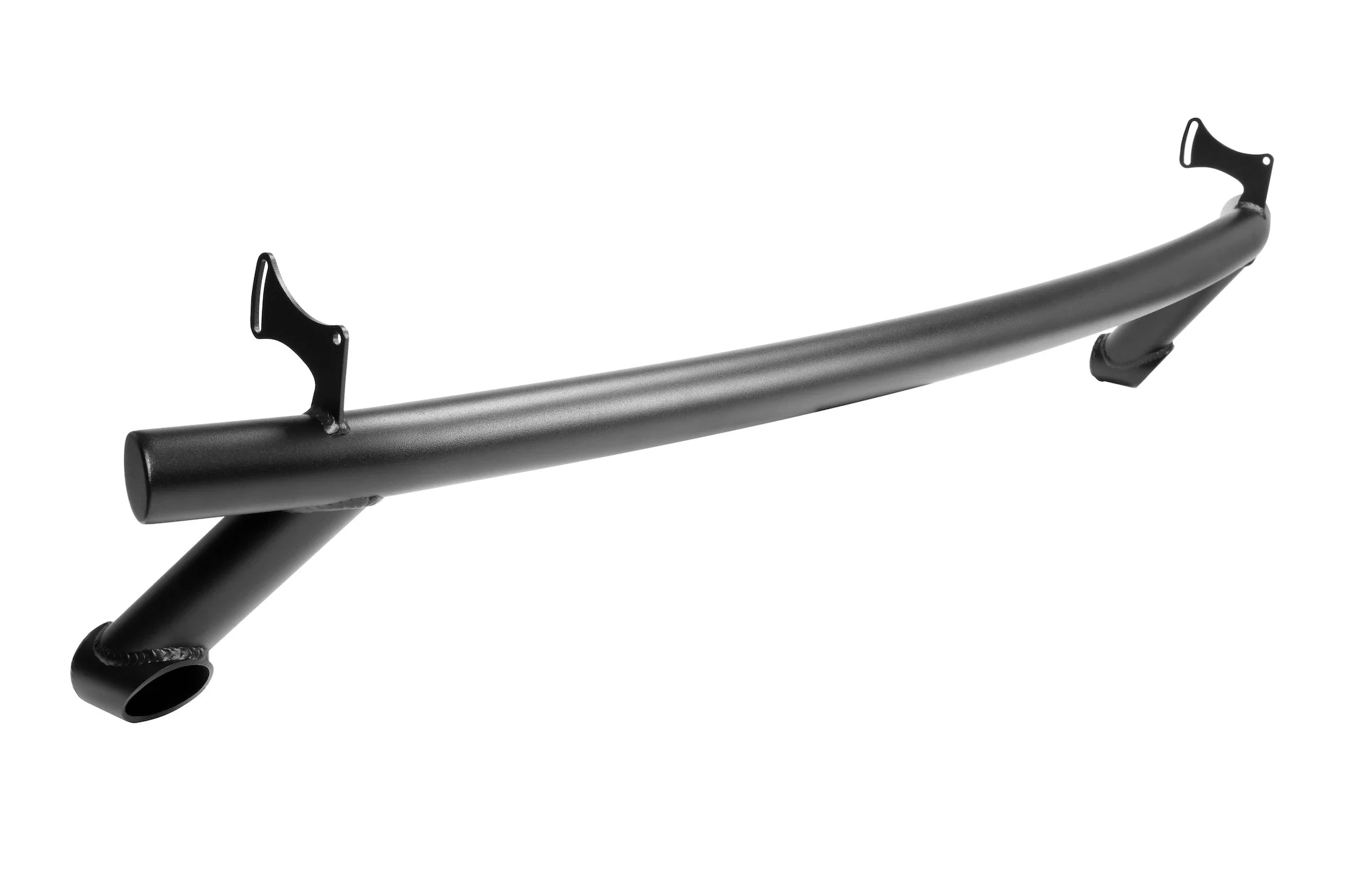 2017 - 2024 Ford Super Duty Light Mount - The "Low Pro" Series featuring a Baja Designs 40" Curved OnX6 Arc Mount Tabs - Apollo Off-Road