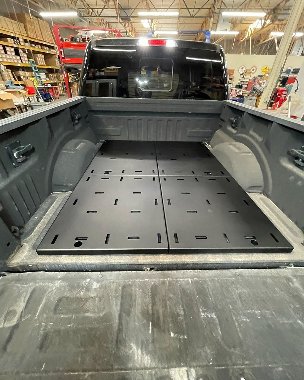 Foutz Motorsports Simple Bed Organizer - Rear Add-On Section 2017-2026 Ford F-150 Raptor 2024-2026 Ford F-150 Raptor R 2015-2026 Ford F-150