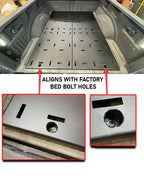 Foutz Motorsports Simple Bed Organizer - Rear Add-On Section 2017-2026 Ford F-150 Raptor 2024-2026 Ford F-150 Raptor R 2015-2026 Ford F-150