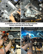 Foutz Motorsports 2017-2026 Gen 2 & Gen 3 Raptor Lower Control Arm Pocket Replacement - Low Profile