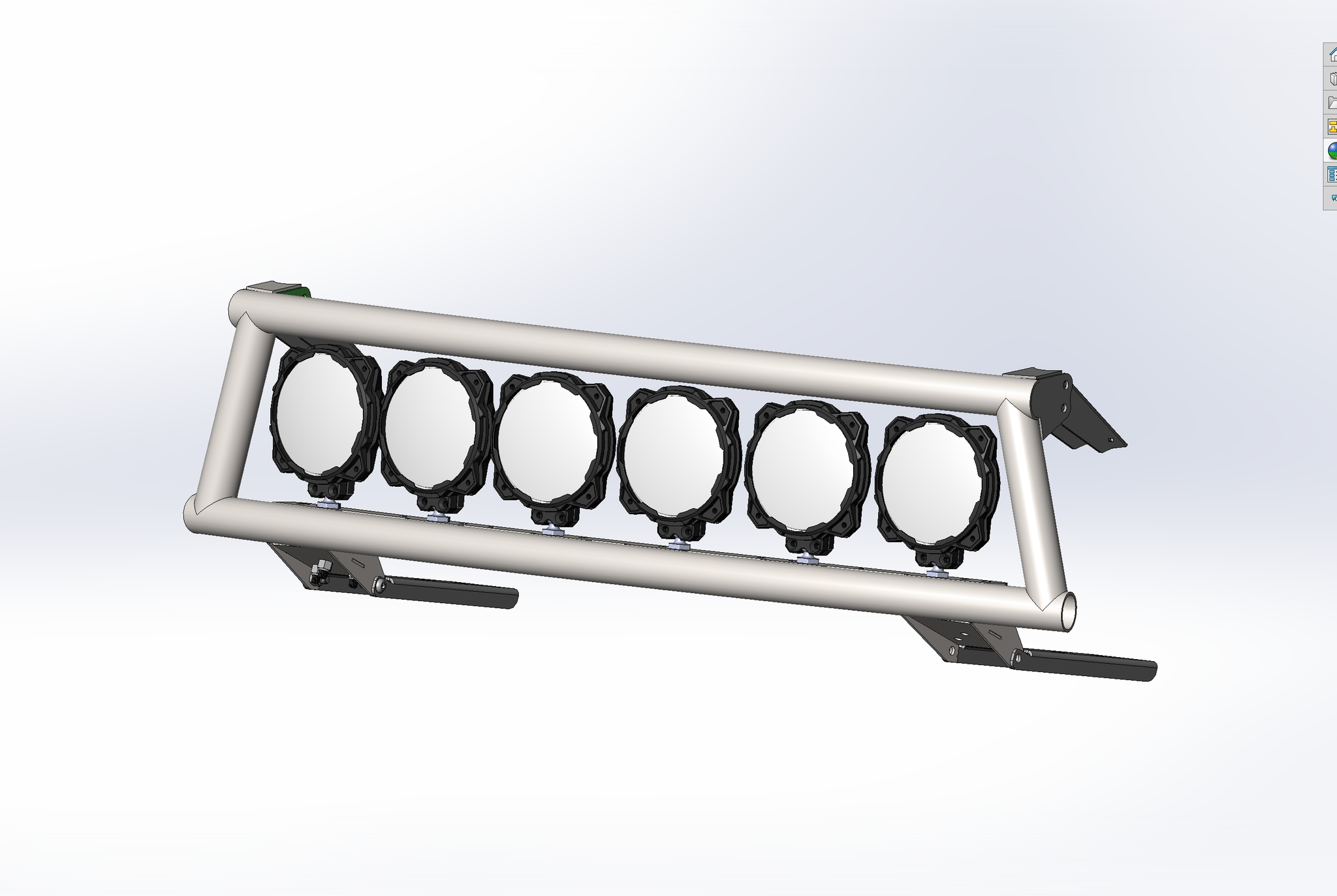 Foutz Motorsports Race truck front bumper light bar mount kit 2017-2020 Ford F-150 Raptor