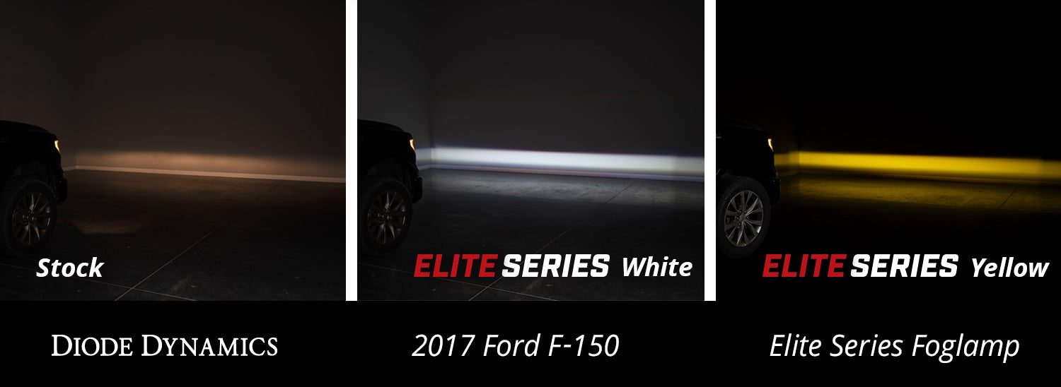 Diode Dynamics Elite Foglamp Type F2 Yellow (pair)