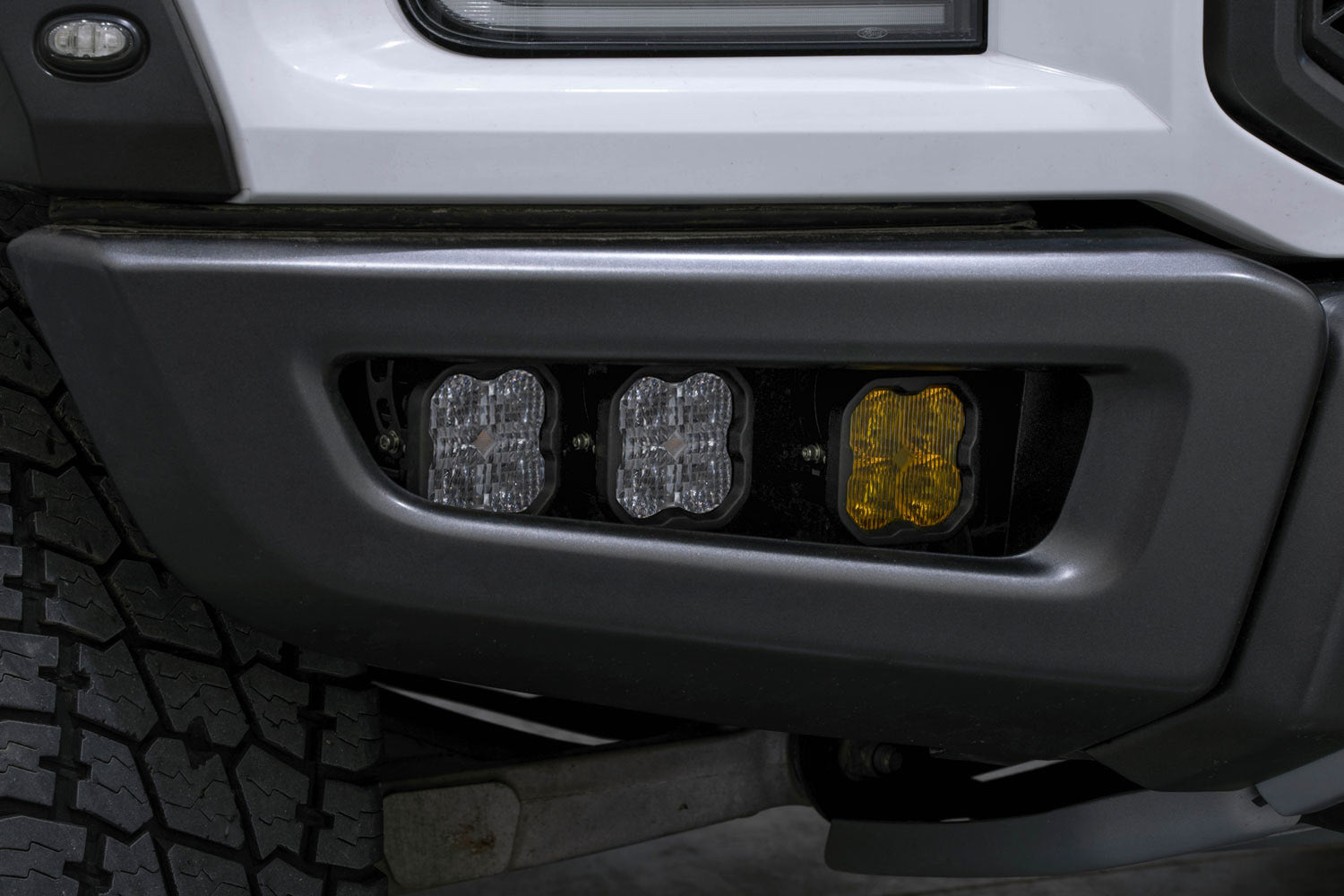 Diode Dynamics SS3 LED Fog Light Kit for 2017-2020 Ford Raptor Yellow Pro