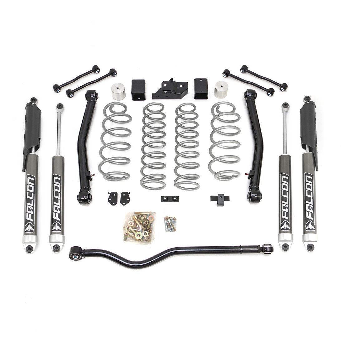 2018-2022 Jeep JL Wrangler Terrain Flex 2-Arm Kit With Falcon 2.1 Shocks. 3.5'' - Apollo Off-Road