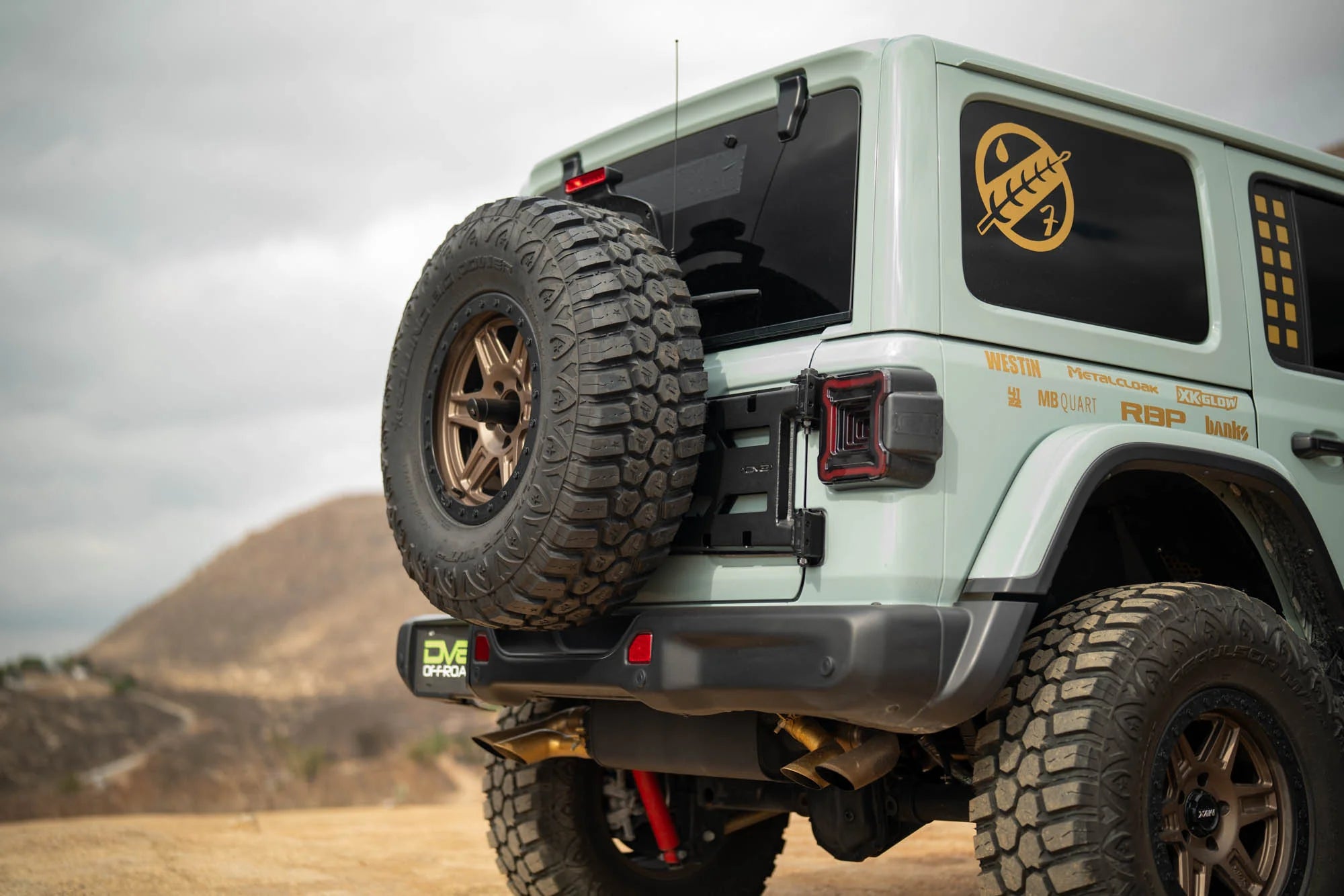 2018-2025 Jeep Wrangler JL Spare Tire Carrier - Apollo Off-Road