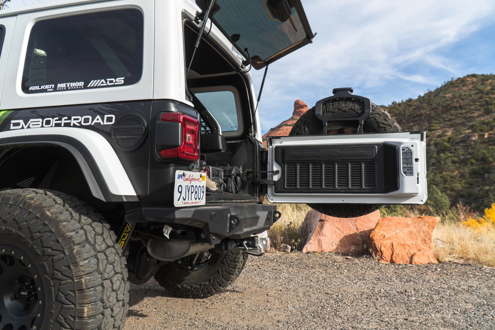 2018-2025 Jeep Wrangler JL Spare Tire Carrier - Apollo Off-Road