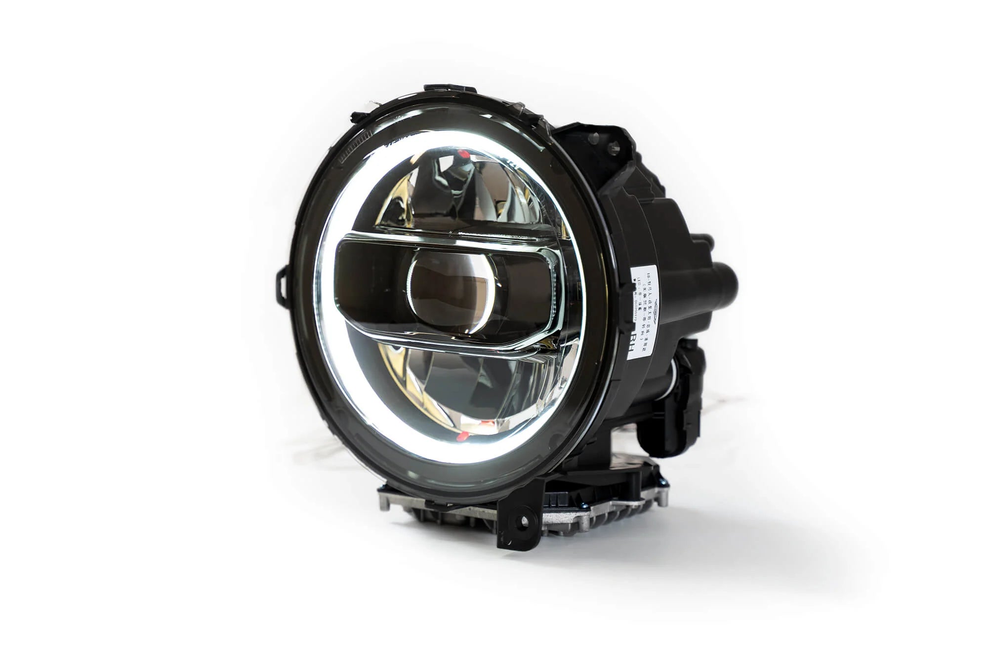 2018-22 Jeep JL & 2020-22 Jeep JT LED HeadLights; Black - Apollo Off-Road