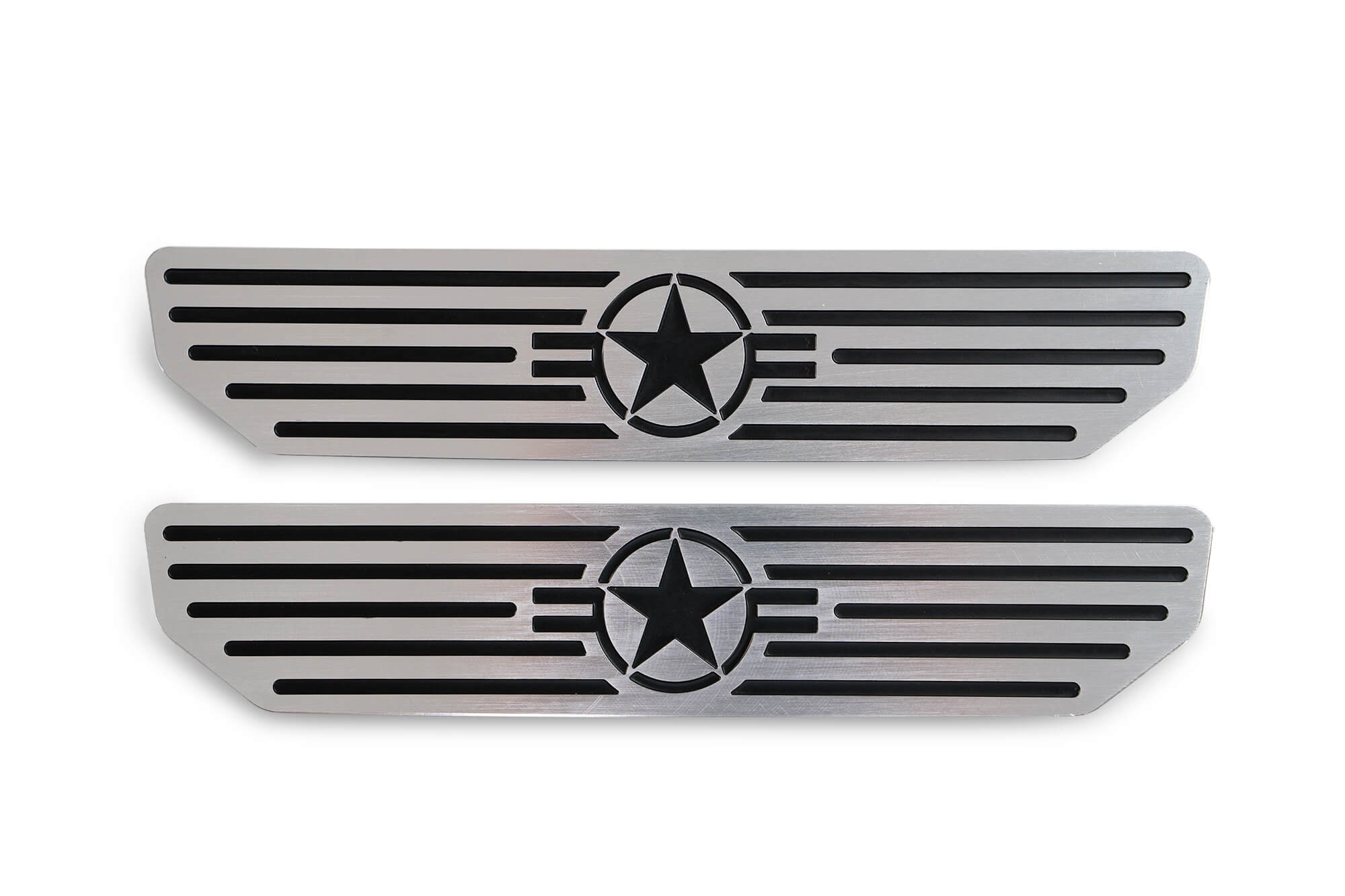 2018+ Jeep JL Rear Sill Plates With in.Since 1942 in. Logo - Apollo Off-Road
