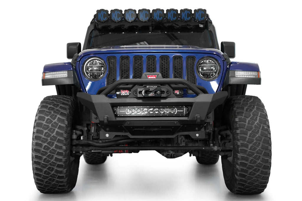 2018+ Jeep JL/JT Phantom Winch Stubby Front Bumper - Apollo Off-Road
