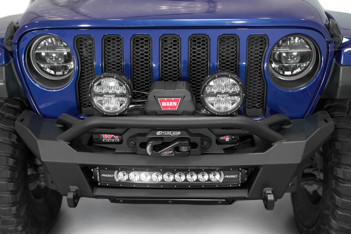 2018+ Jeep JL/JT Phantom Winch Stubby Front Bumper - Apollo Off-Road