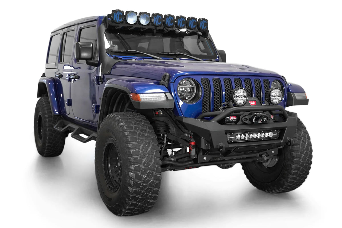 2018+ Jeep JL/JT Phantom Winch Stubby Front Bumper - Apollo Off-Road