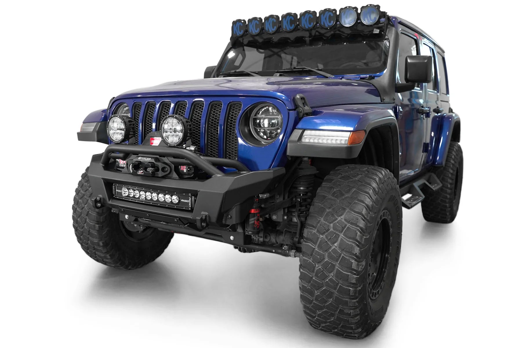 2018+ Jeep JL/JT Phantom Winch Stubby Front Bumper - Apollo Off-Road