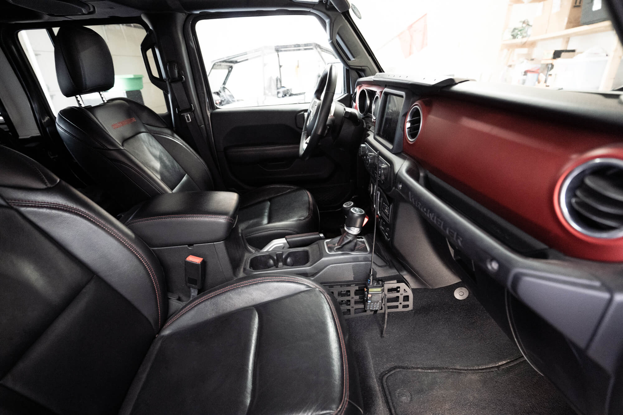 2018+ Jeep Wrangler and Gladiator Center Console Molle Panels - Apollo Off-Road
