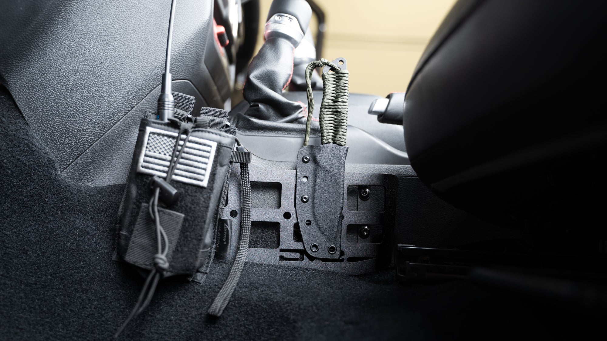 2018+ Jeep Wrangler and Gladiator Center Console Molle Panels - Apollo Off-Road