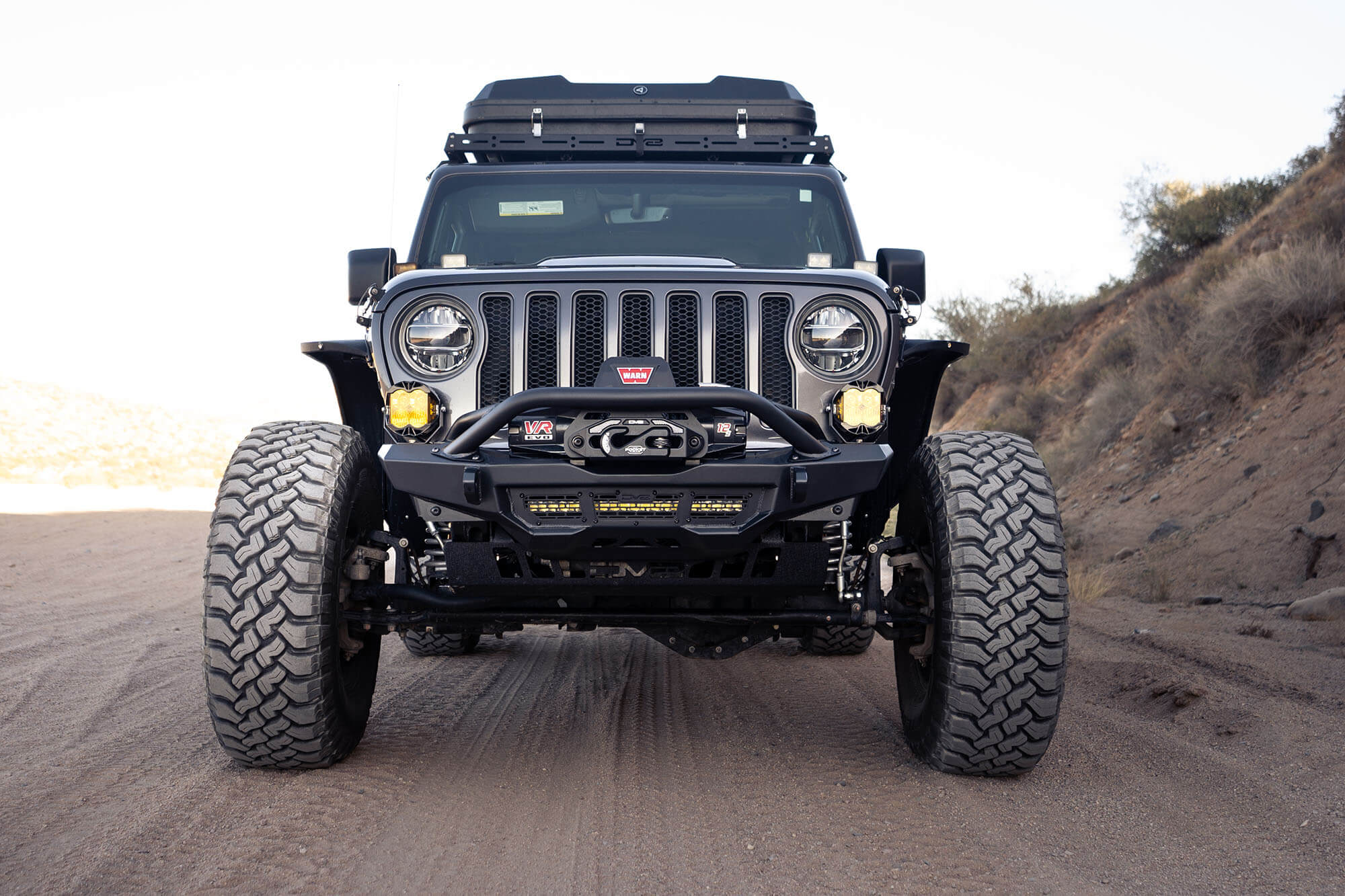 2018+ Jeep Wrangler and Gladiator Spec Series Front Bumper - Apollo Off-Road