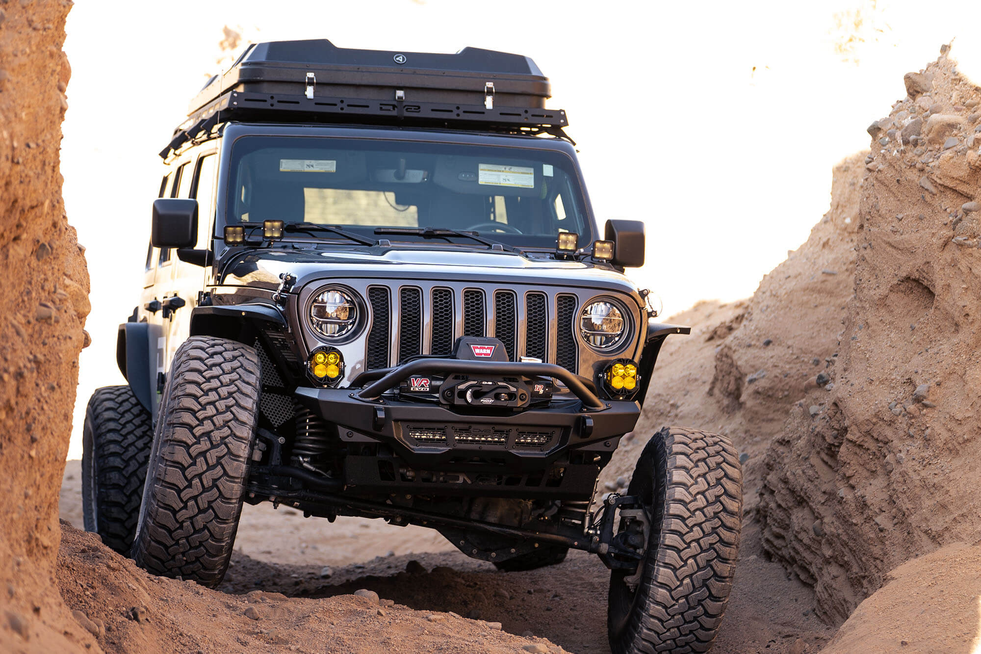 2018+ Jeep Wrangler and Gladiator Spec Series Front Bumper - Apollo Off-Road