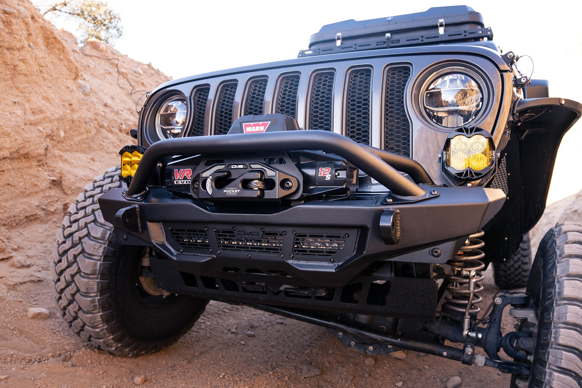 2018+ Jeep Wrangler and Gladiator Spec Series Front Bumper - Apollo Off-Road