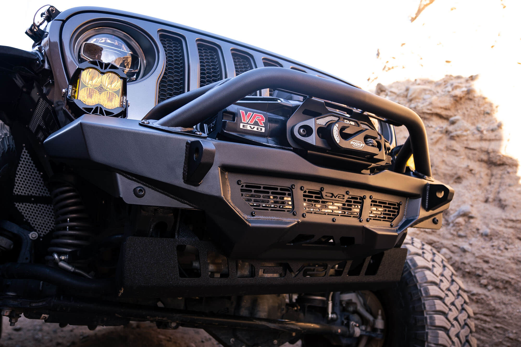 2018+ Jeep Wrangler and Gladiator Spec Series Front Bumper - Apollo Off-Road
