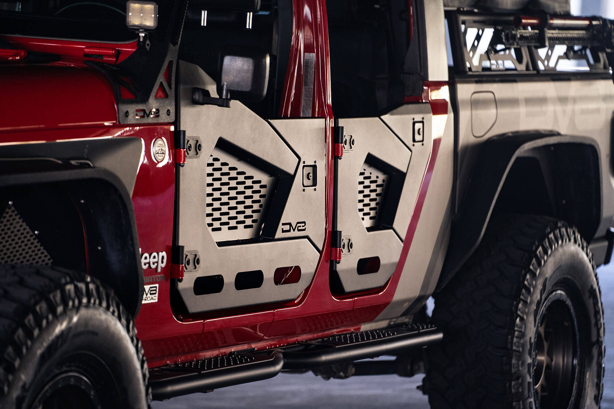 2018+ Jeep Wrangler JL and Gladiator JT Front Half Doors, Spec Series - Apollo Off-Road